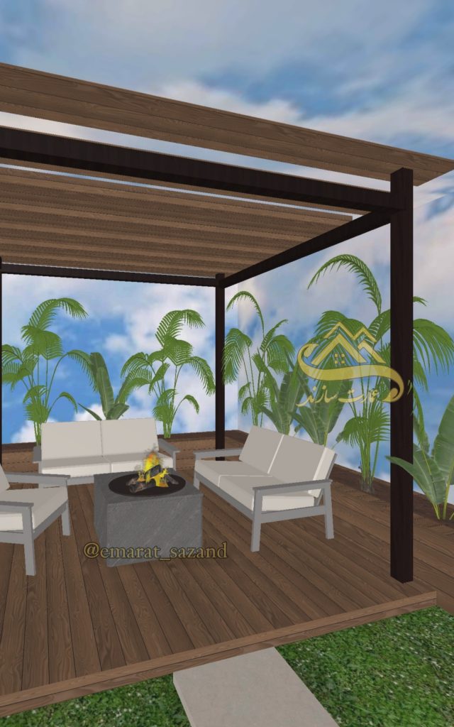 طراحی دکوراسیون روف گاردن