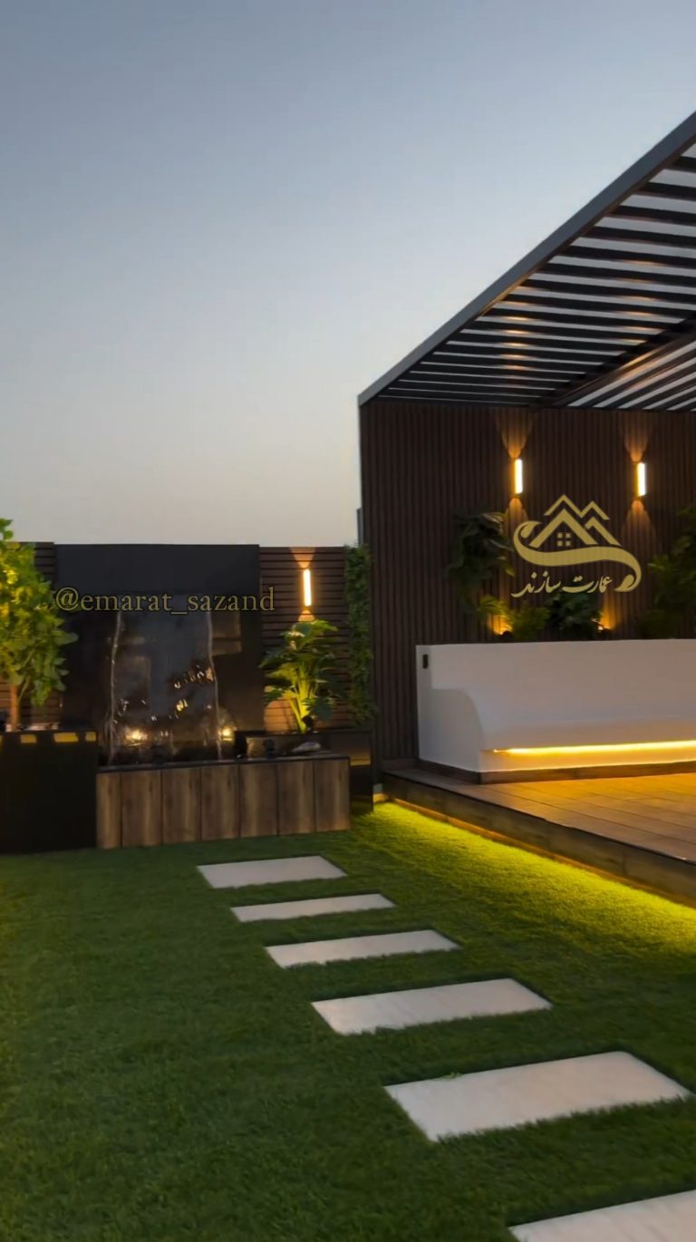 طراحی دکوراسیون روف گاردن