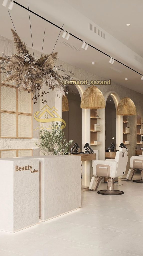 طراحی دکوراسیون و بازسازی آرایشگاه زنانه و سالن زیبایی