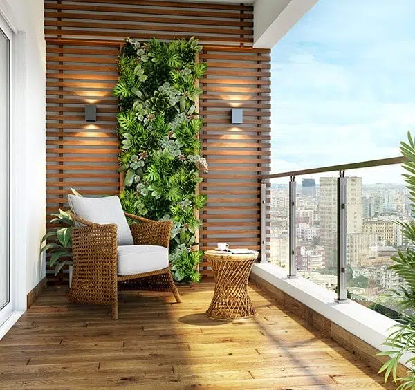 چیدمان و طراحی روف گاردن فضای کوچک